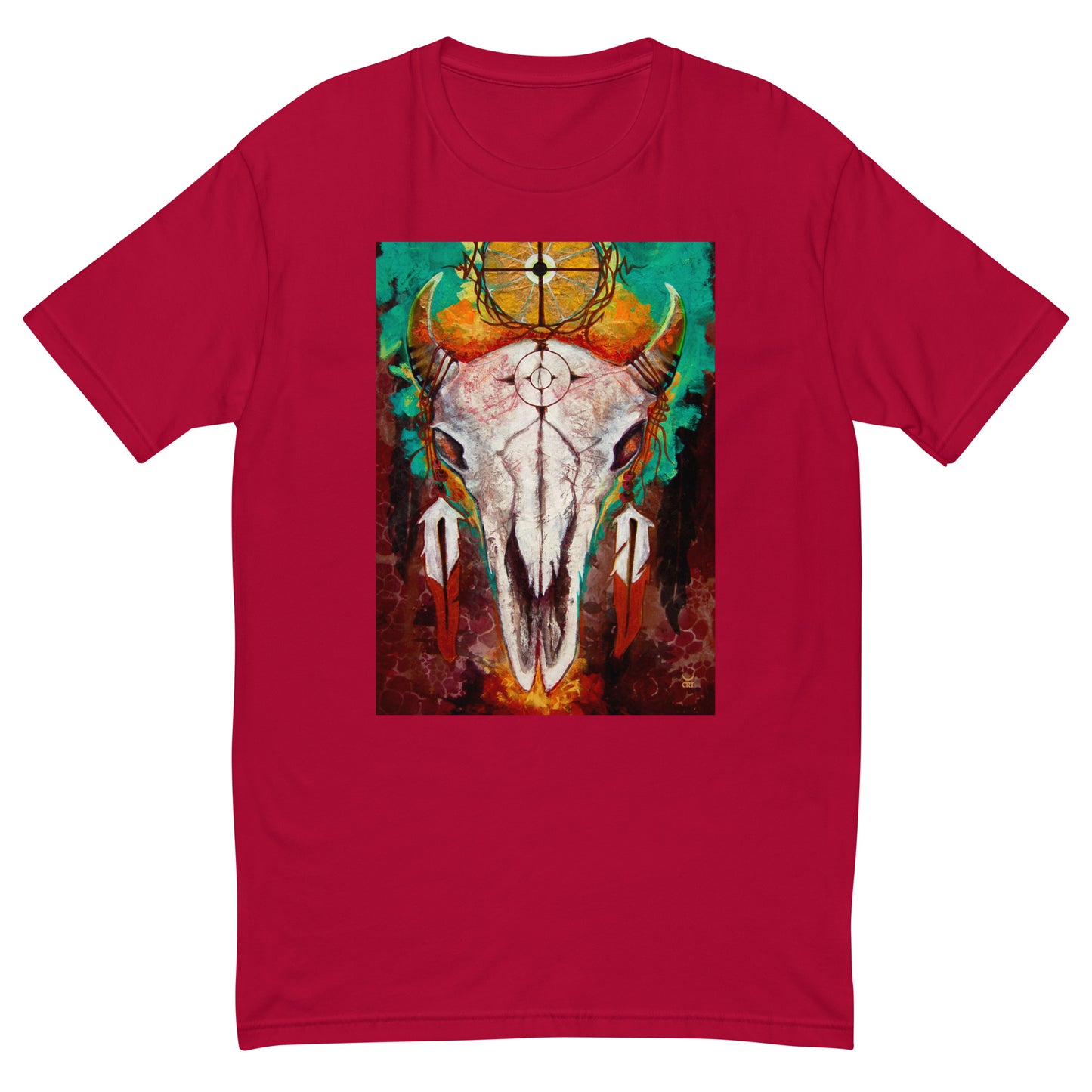 Large Skull - Men's Fitted Tee