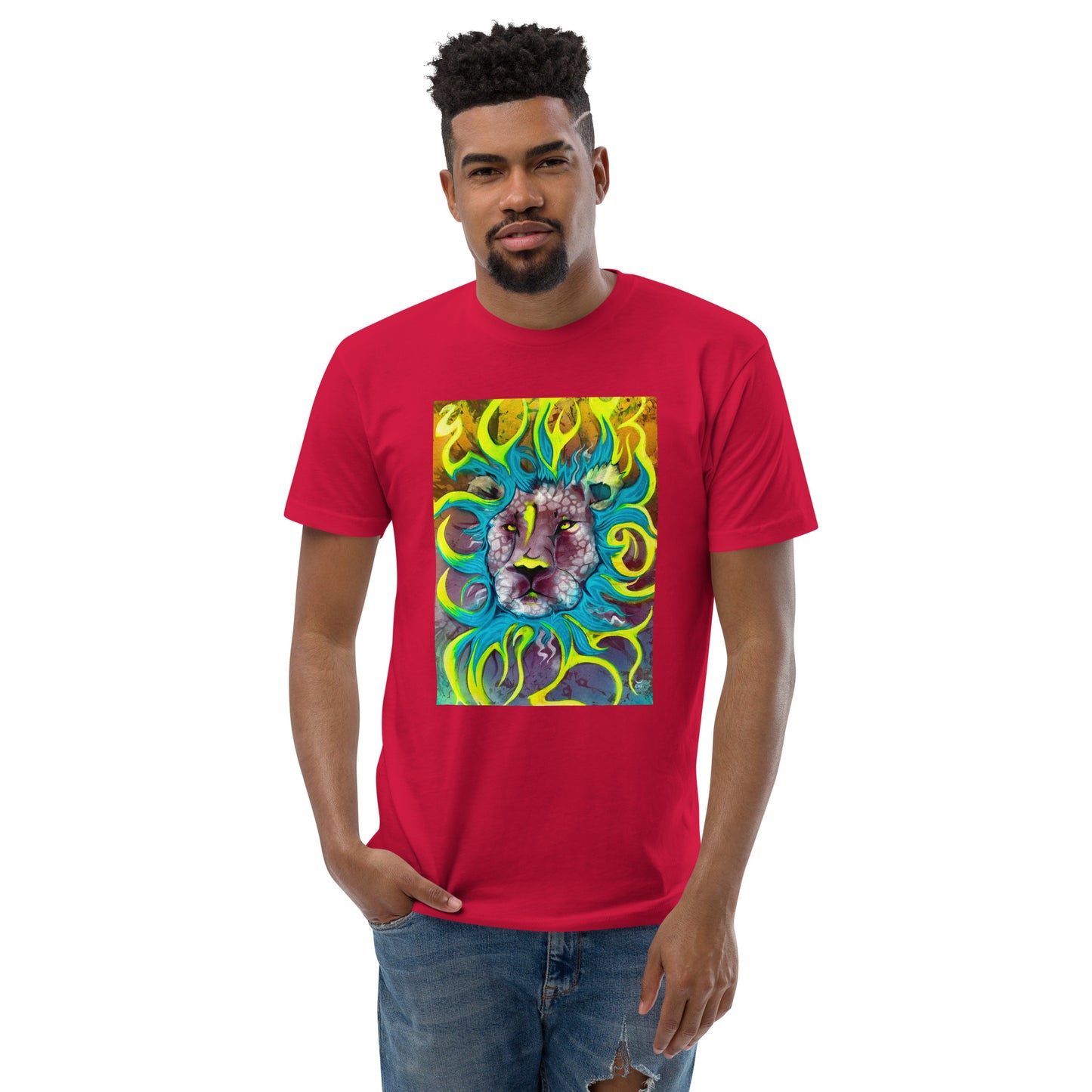 Lion - Men's Fitted Tee