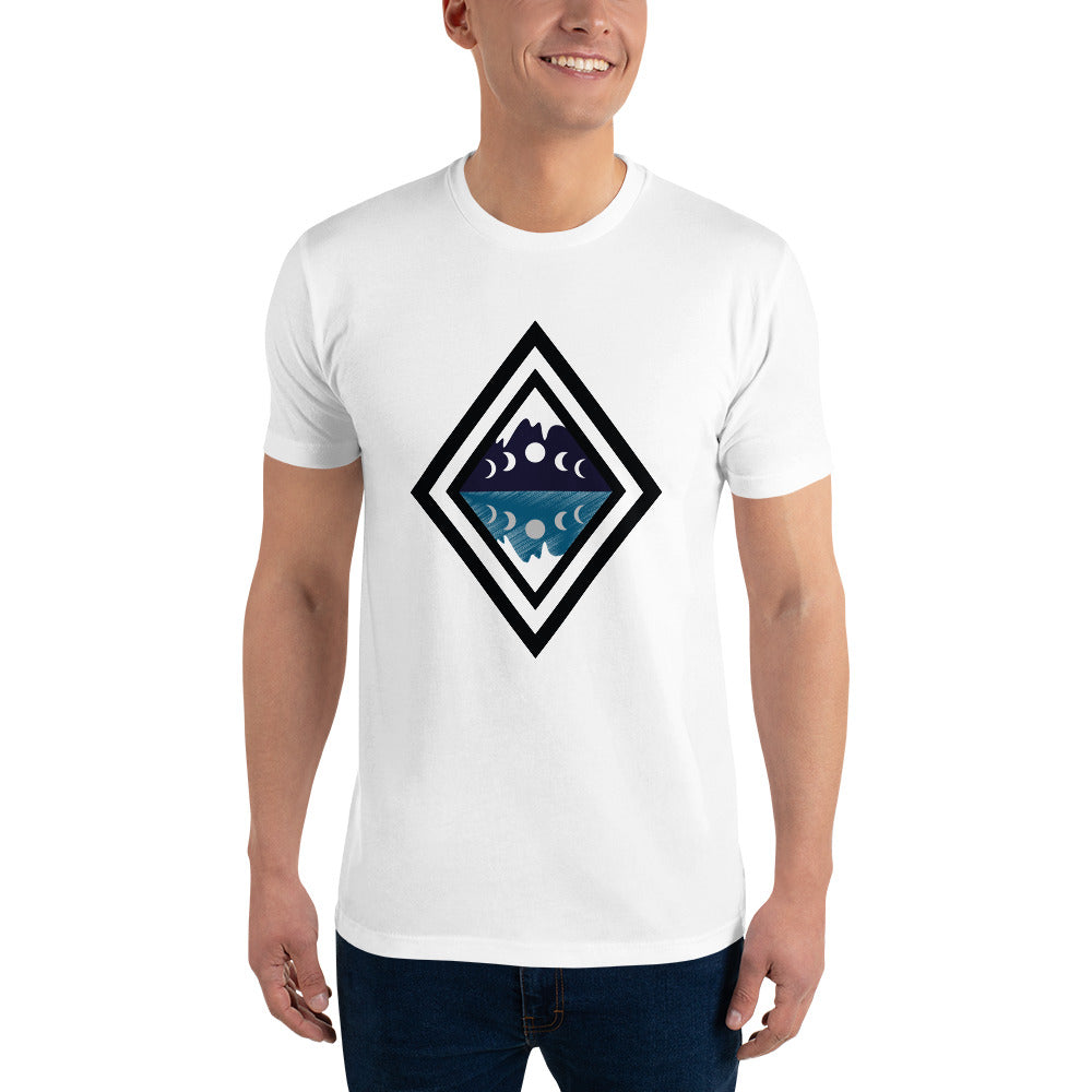 Moon Reflections - Men's Fitted Tee