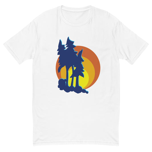 Tree Silhouette - Men's Fitted Tee