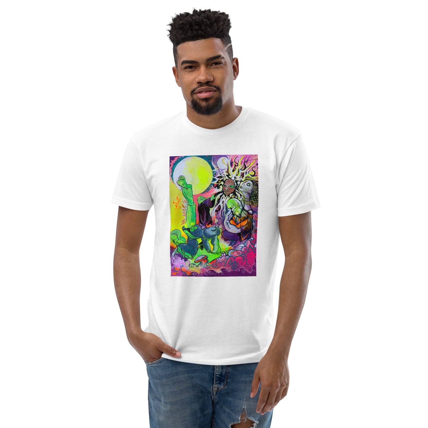 Splash Out - Men's Fitted Tee